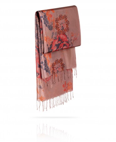 Палантин Женский S30-JEWEL.FLOWER/BEIGE